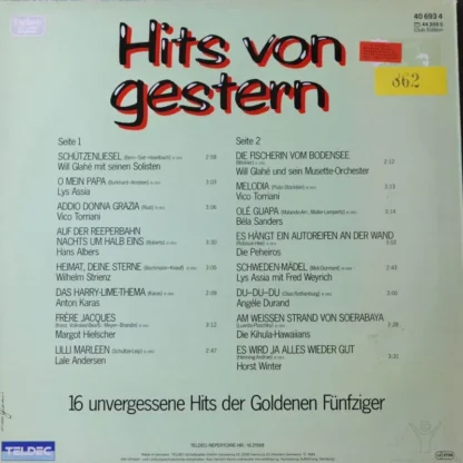 Various: Hits Von Gestern 1 – Bild 2