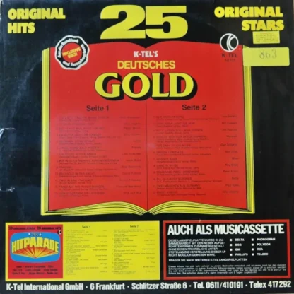 Various: K-Tel's Deutsches Gold – Bild 2