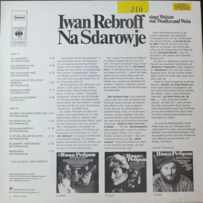 Ivan Rebroff: Na Sdarowje – Bild 2