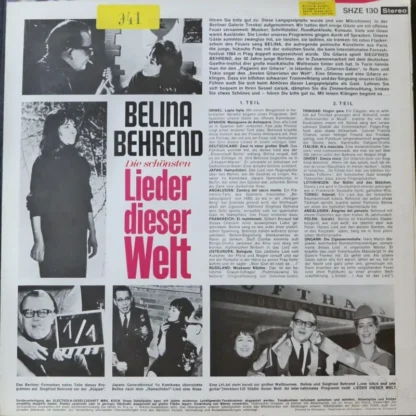 Belina Behrend: Die Schönsten Lieder Dieser Welt – Bild 2