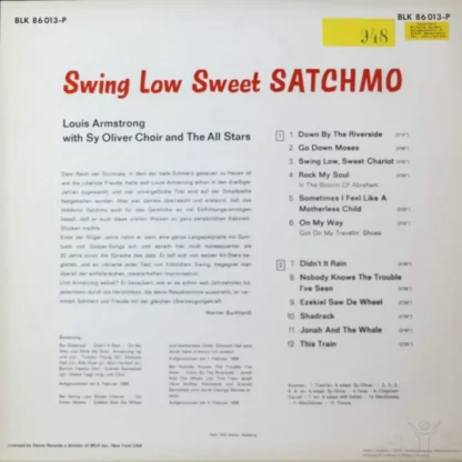 Louis Armstrong: Swing Low Sweet Satchmo – Bild 2