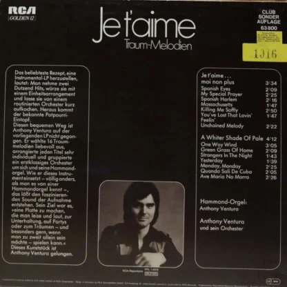 Various: Je T'Aime - Traum-Melodien – Bild 2