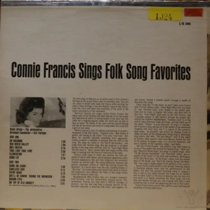 Connie Francis: Sings Folk Song Favourites – Bild 2