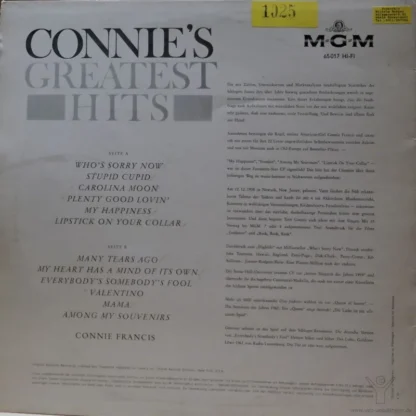 Connie Francis: Connie's Greatest Hits – Bild 2