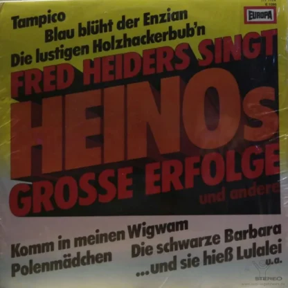 Fred Heiders: Fred Heiders Singt Heinos Grosse Erfolge