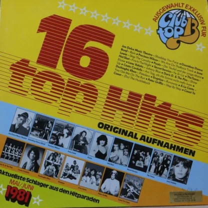 Various: 16 Top Hits (Club Top 13) Mai / Juni 1981