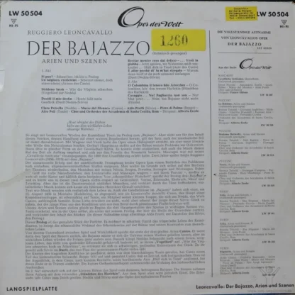 Various: Der Bajazzo - Oper Der Welt – Bild 2