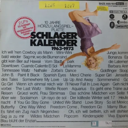 Various: Schlager Kalender 1963-1973 – Bild 2