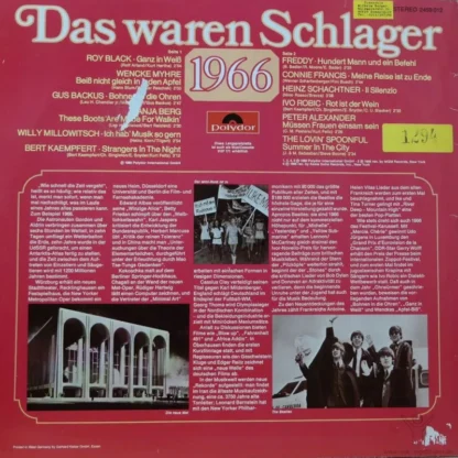 Various: Das Waren Schlager 1966 – Bild 2