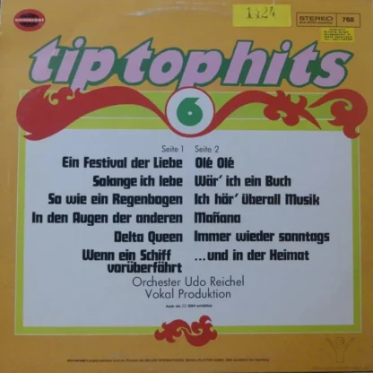 Orchester Udo Reichel: Tip Top Hits 6 – Bild 2