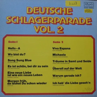 Various: Deutsche Schlagerparade Vol. 2 – Bild 2