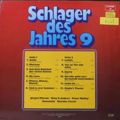 Various: Schlager Des Jahres 9 – Bild 2