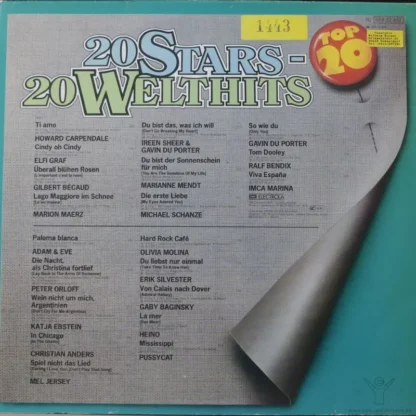 Various: 20 Stars 20 Welthits – Bild 2