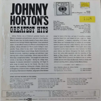 Johnny Horton: Johnny Hortons Greatest Hits – Bild 2