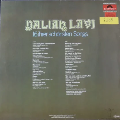 Daliah Lavi: 16 Ihrer Schönsten Songs – Bild 2