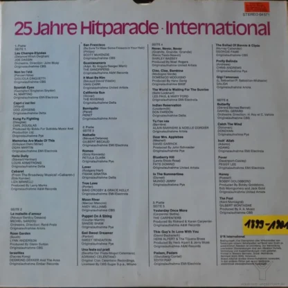 Various: 25 Jahre Hitparade International – Bild 2