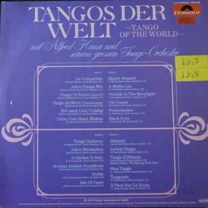 Alfred Hause Tango-Orchester: Tangos Der Welt – Bild 2