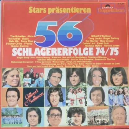 Various: Stars Präsentieren 56 Schlagererfolge 74/75