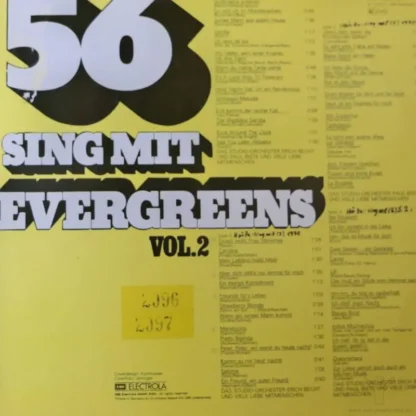 Various: 56 Sing Mit Evergreens 2 – Bild 2