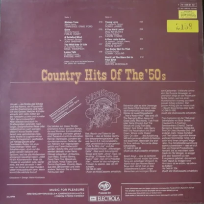 Various: Country Hits Of The 609's – Bild 2