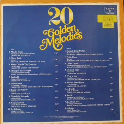 Various: 20 Golden Melodies – Bild 2