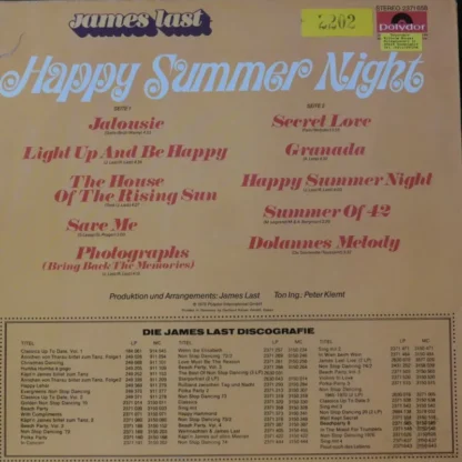 James Last: Happy Summer Nights – Bild 2