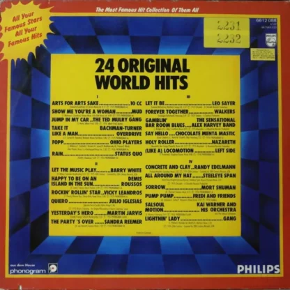 Various: 24 Original World Hits – Bild 2