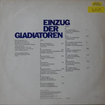 Zentrales Orchester Des Ministeriums Des Innerren Der Ddr: Einzug Der Gladiatoren – Bild 2