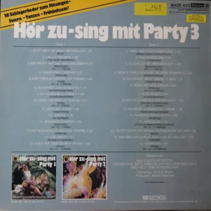 Various: Hör Zu - Sing Mit Party 3 – Bild 2