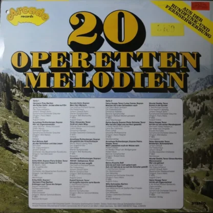 Various: 20 Operetten Melodien – Bild 2