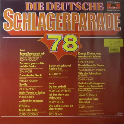 Various: Die Deutsche Schlagerparade 78 – Bild 2