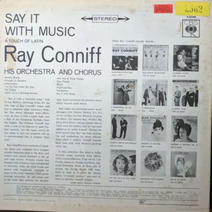 Ray Conniff: Say It With Music – Bild 2