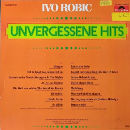 Ivo Robic: Unvergessene Hits – Bild 2