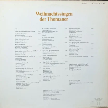 Various: Weihnachtssingen Der Thomaner – Bild 2